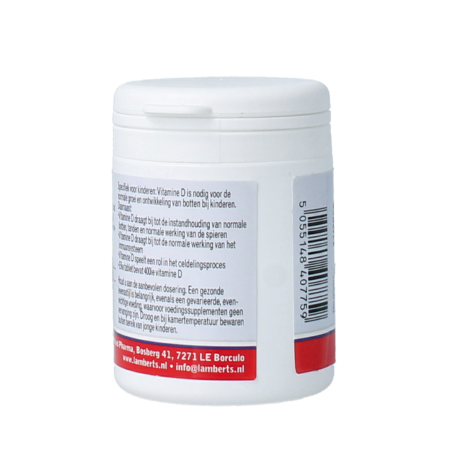 Vitamina D3 400UI/10mcg 120 Comprimidos