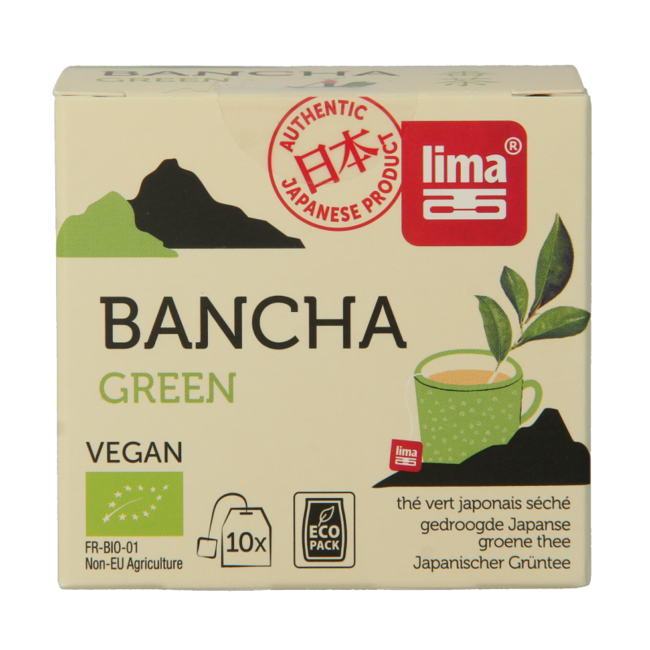 Té bancha verde en bolsitas bio 10 bolsitas