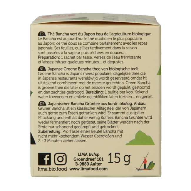 Grüner Bancha Tee Beutel Bio 10 Beutel