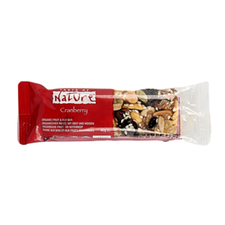 Taste Of Nature Taste Of Nature Barretta di cereali al Mirtillo Rosso bio 40 Grammi