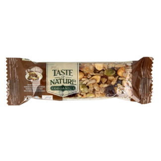 Taste Of Nature Barrita de cereales con nueces de Brasil bio 40 g