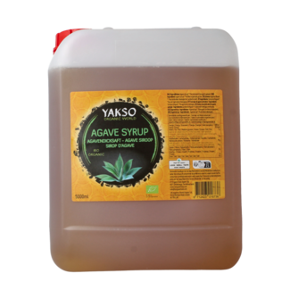 Yakso Jarabe de agave ecológico en garrafa de 5 litros