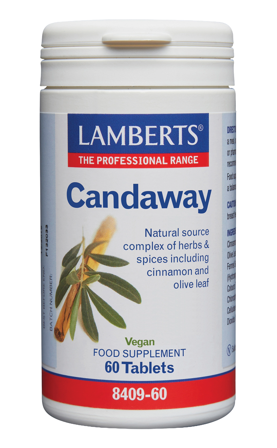 Lamberts Candaway 60 Compresse | Integratore Erbe e Spezie
