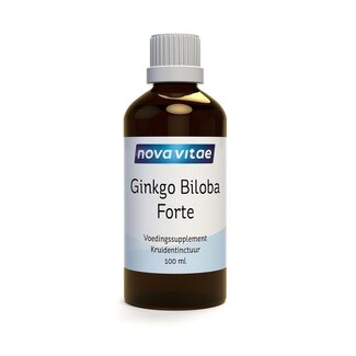 Nova Vitae Ginkgo biloba forte (temple tree) herbal tincture 100 Millilitres