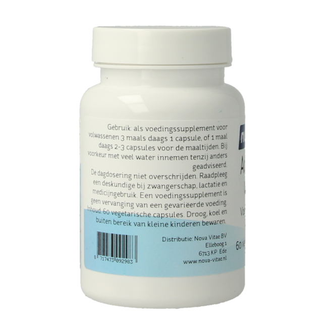 Nova Vitae Acidophilus complex 60 Cápsulas vegetarianas