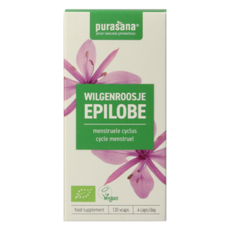 Purasana Purasana Willowherb organic vegan 120 Vegetarian capsules