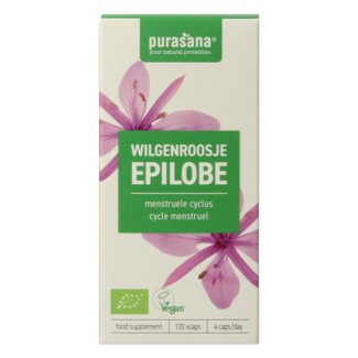 Purasana Purasana Willowherb vegan organic 120 Vegetarian capsules