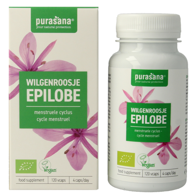 Purasana Willowherb vegan organic 120 Vegetarian capsules