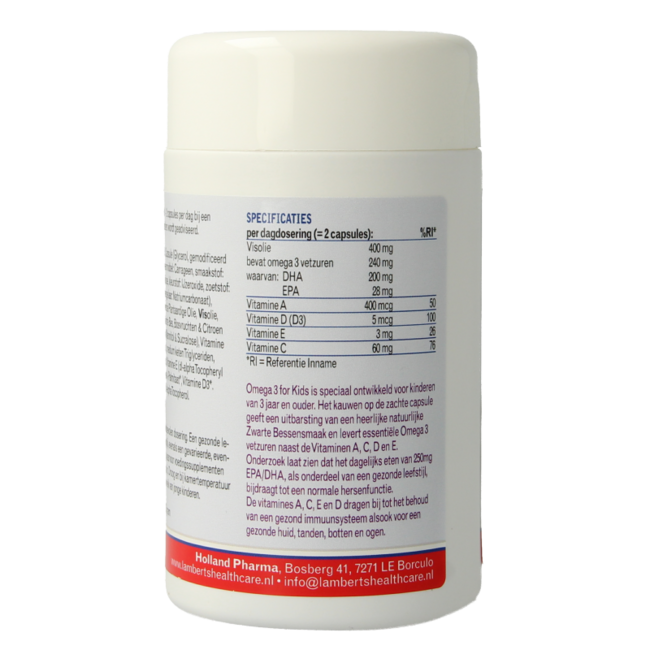 Lamberts Olio di Pesce Omega 3 per Bambini 100 Capsule