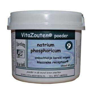 Vitazouten Vitazouten Natrium phosphoricum polvo n.º 09 60 gramos