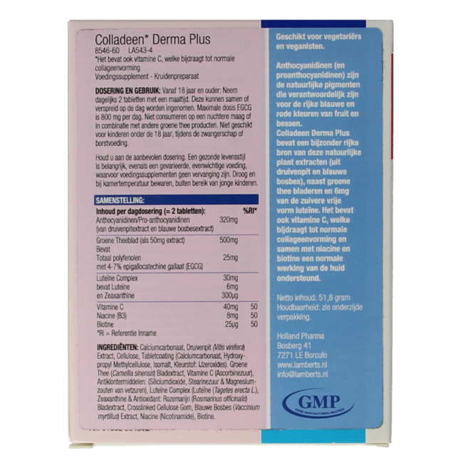 Lamberts Colladeen Derma Plus 60 Tablets