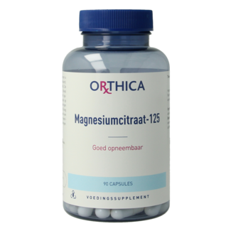 Orthica Citrate de magnésium 125 90 Gélules