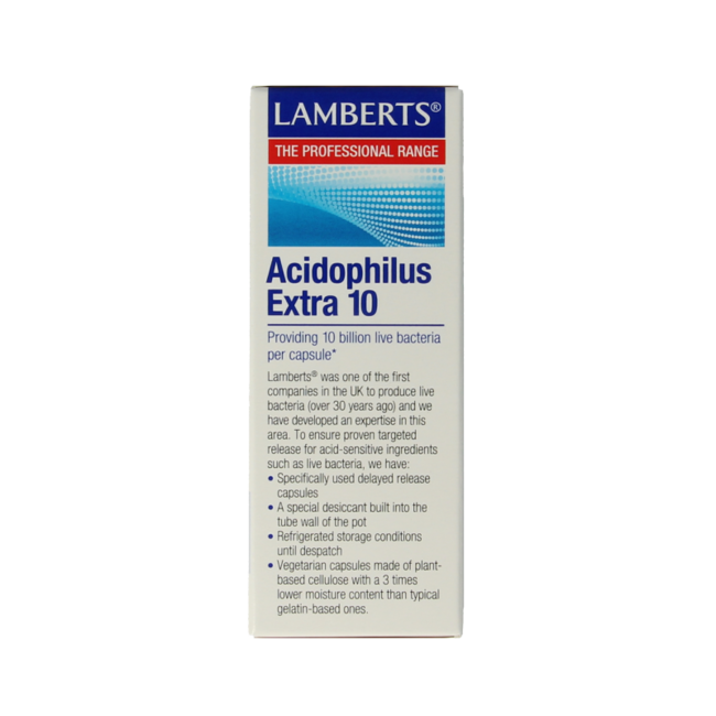 Lamberts Acidophilus Extra 10 30 Cápsulas Vegetarianas