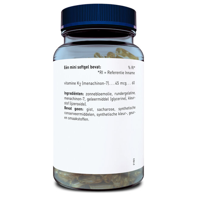 Vitamine K2 45mcg 60 Capsules