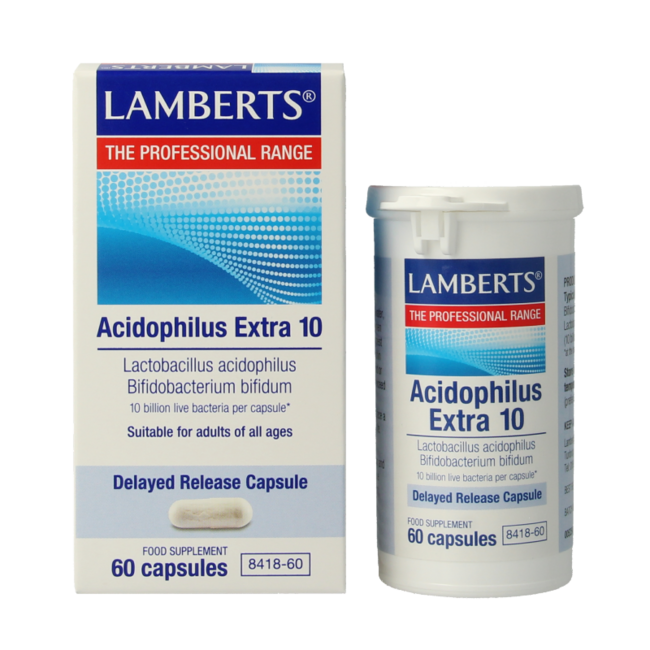 Lamberts Acidophilus Extra 10 60 Vegetarian capsules