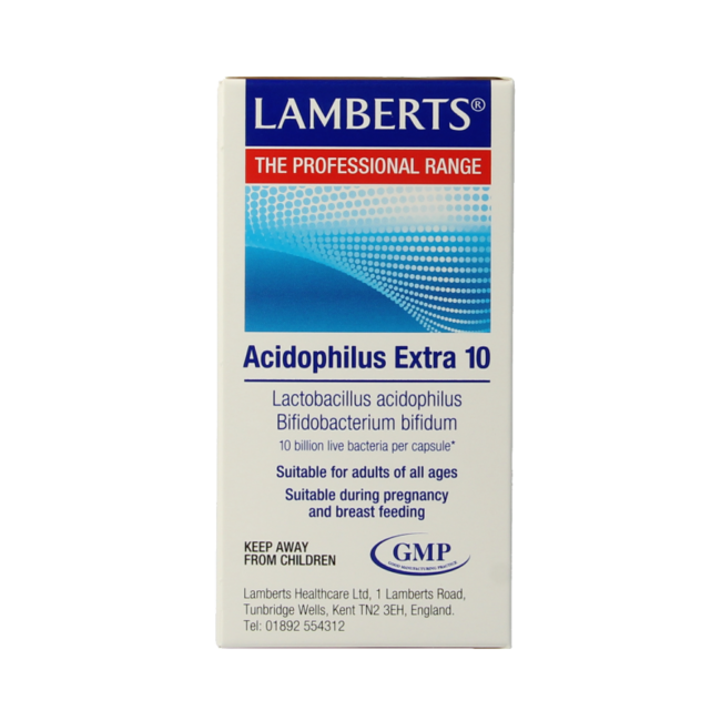 Lamberts Acidophilus Extra 10 60 Cápsulas vegetarianas