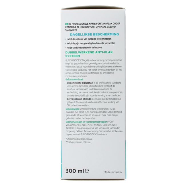 GUM Gingidex mouthwash 300 Millilitres