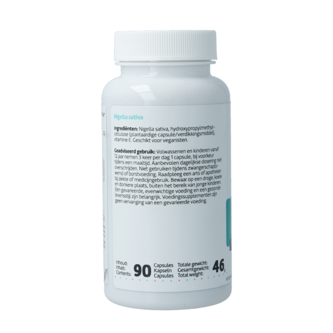 RP Supplements Zwarte komijn nigella sativa 90 Capsules