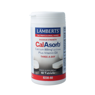 Lamberts Lamberts Calasorb (citrato de calcio) y Vitamina D3 60 comprimidos