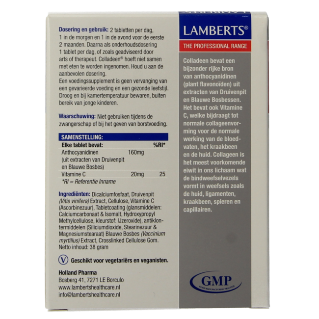 Lamberts Colladeen Massima Potenza 60 Compresse