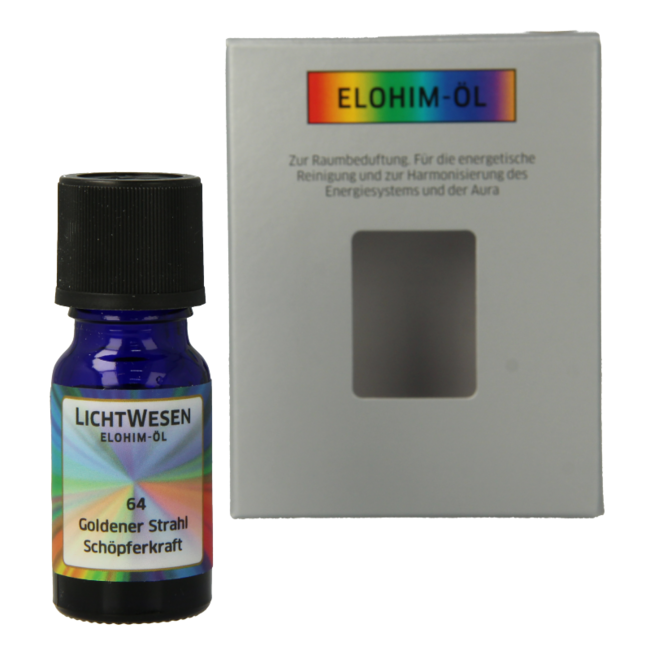 Lichtwesen Elohim oil gold 64 10 Millilitres