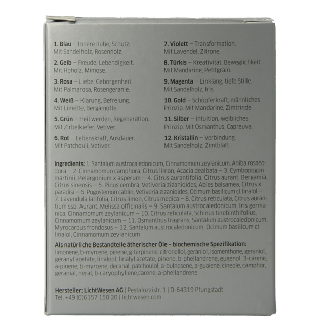 Lichtwesen Elohim Aceite Creatividad Turquesa 62 10 ml