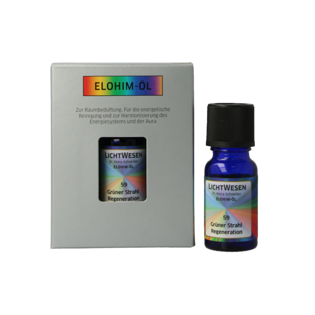 Lichtwesen Elohim oil healing green 59 10 Millilitres