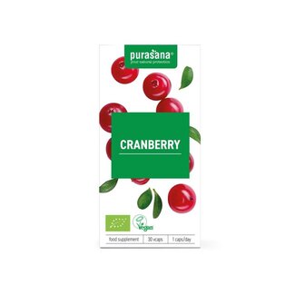 Purasana Purasana Cranberry vegan bio 30 cápsulas vegetarianas