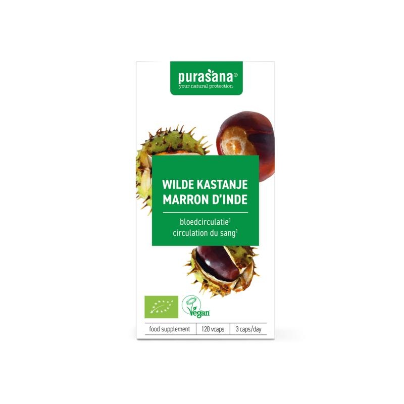 Purasana Castagna Selvatica Vegan Bio - Supporto Circolatorio