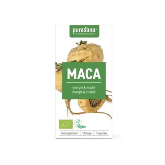 Purasana Purasana Maca vegan bio 120 Vegetarische capsules
