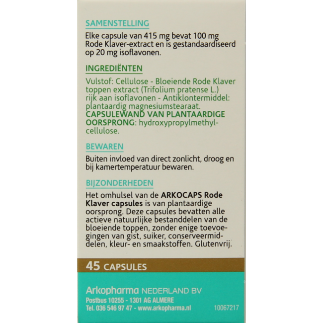 Arkocaps Red Clover 45 Capsules
