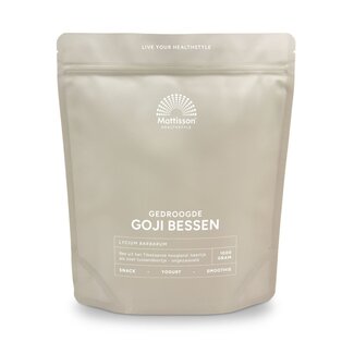 Mattisson Bayas de goji secas 1 Kilogramo