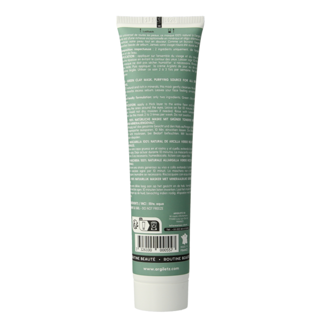 Green clay tube paste 150 Gram