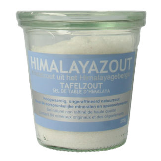 Esspo Esspo Sal del Himalaya sal de mesa blanca fina vidrio 275 gramos