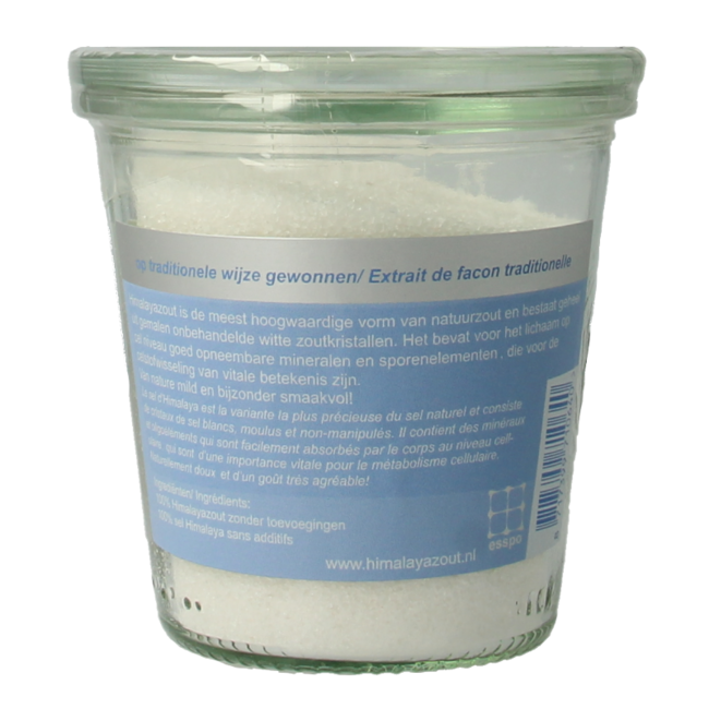 Esspo Himalaya-Speisesalz weiß fein Glas 275 Gramm