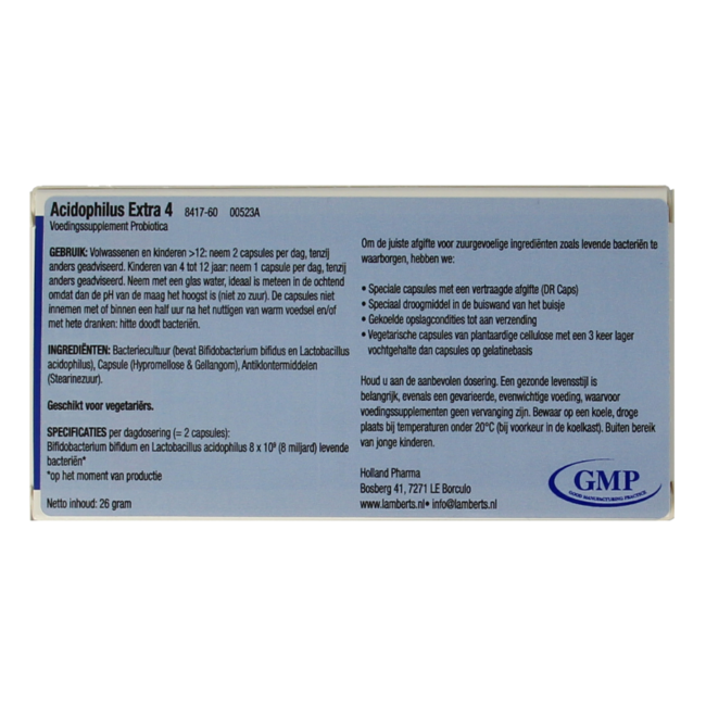 Lamberts Acidophilus Extra 4 60 Kapseln