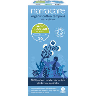 Natracare Natracare Tampons regular with applicator 16 Pieces