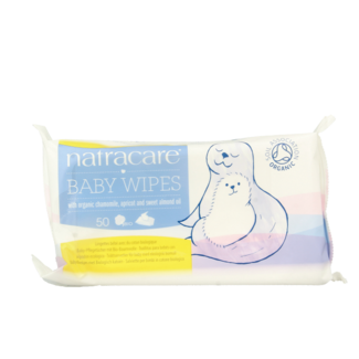 Natracare Lingettes bébé 50 unités