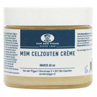 van der Pigge van der Pigge MSM Zellsalzcreme 60 Milliliter