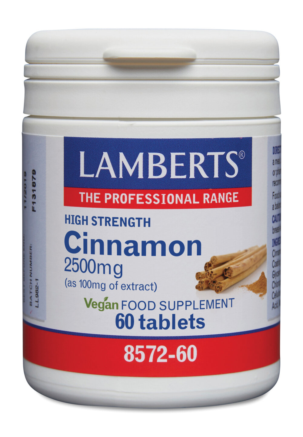 Lamberts Cannella 2500mg - Supporto Naturale al Metabolismo