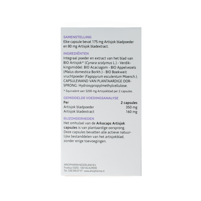 Alcachofa bio 150 Cápsulas