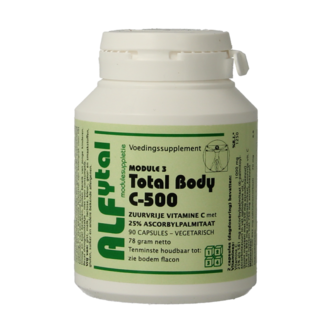 Alfytal Total body C-500 sin ácido/25% liposoluble 90 Cápsulas vegetarianas