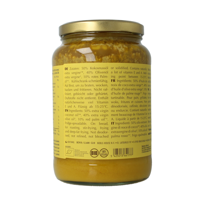 Amanprana Kokos-Oliven-Rotpalmöl Bio 1600 Milliliter