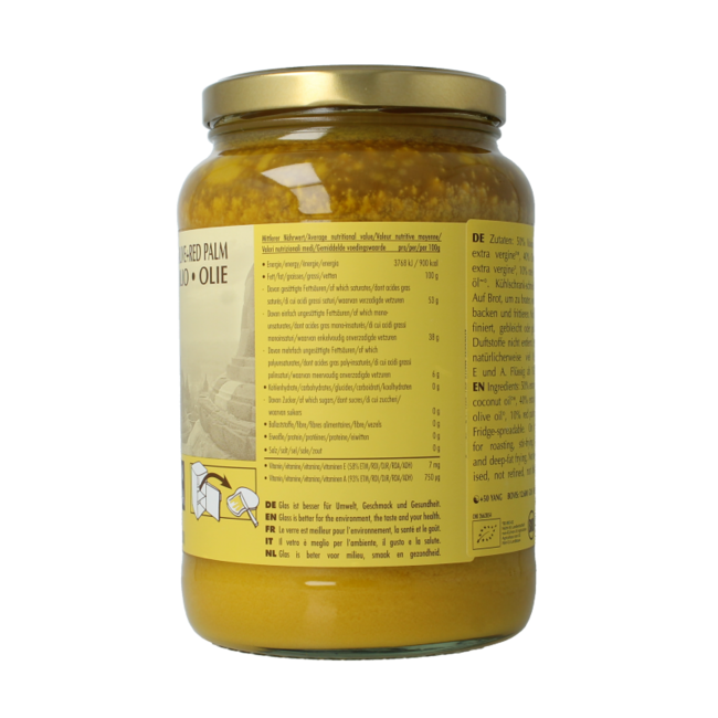 Amanprana Organic Coconut-Olive-Red Palm Oil 1600ml