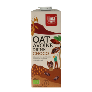 Lima Organic oat drink choco 1 Litre