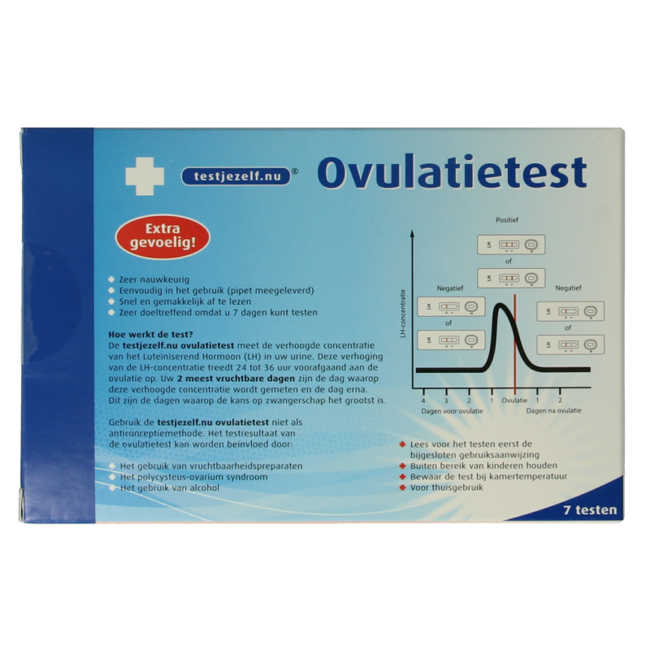 Test owulacyjny (kasetkowy) 7 sztuk