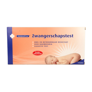 Testjezelf.nu Test de embarazo en casete (6 unidades)