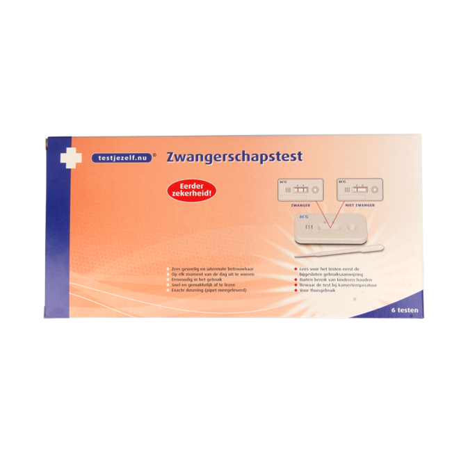 Pregnancy test cassette 6 pieces