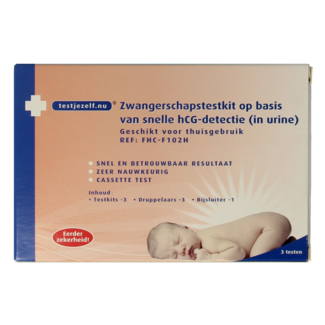 Testjezelf.nu Test de grossesse cassette 3 pièces