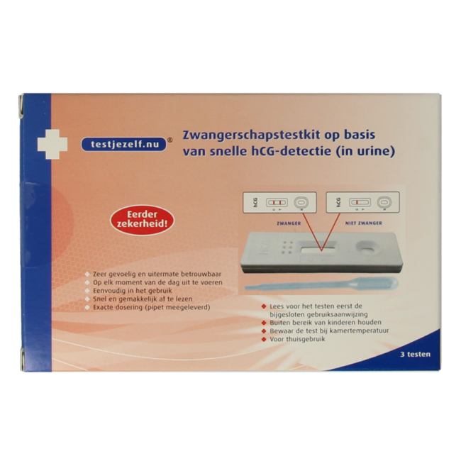 Test de grossesse cassette (lot de 3)